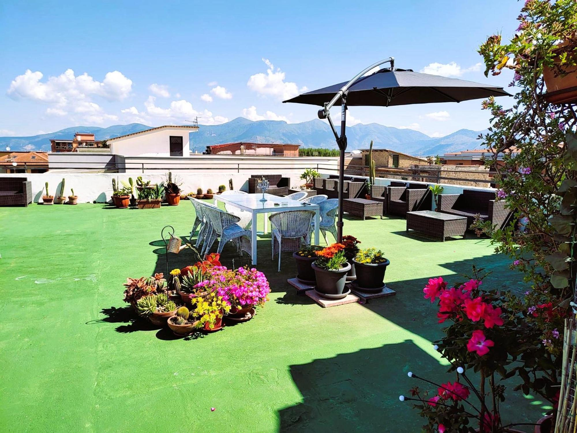 산테지디오델몬테알비노 Palazzo Di Donna Panoramic Terraces And Private Parking Strategic To Amalfi Coast, Pompei, Napoli 빌라 외부 사진