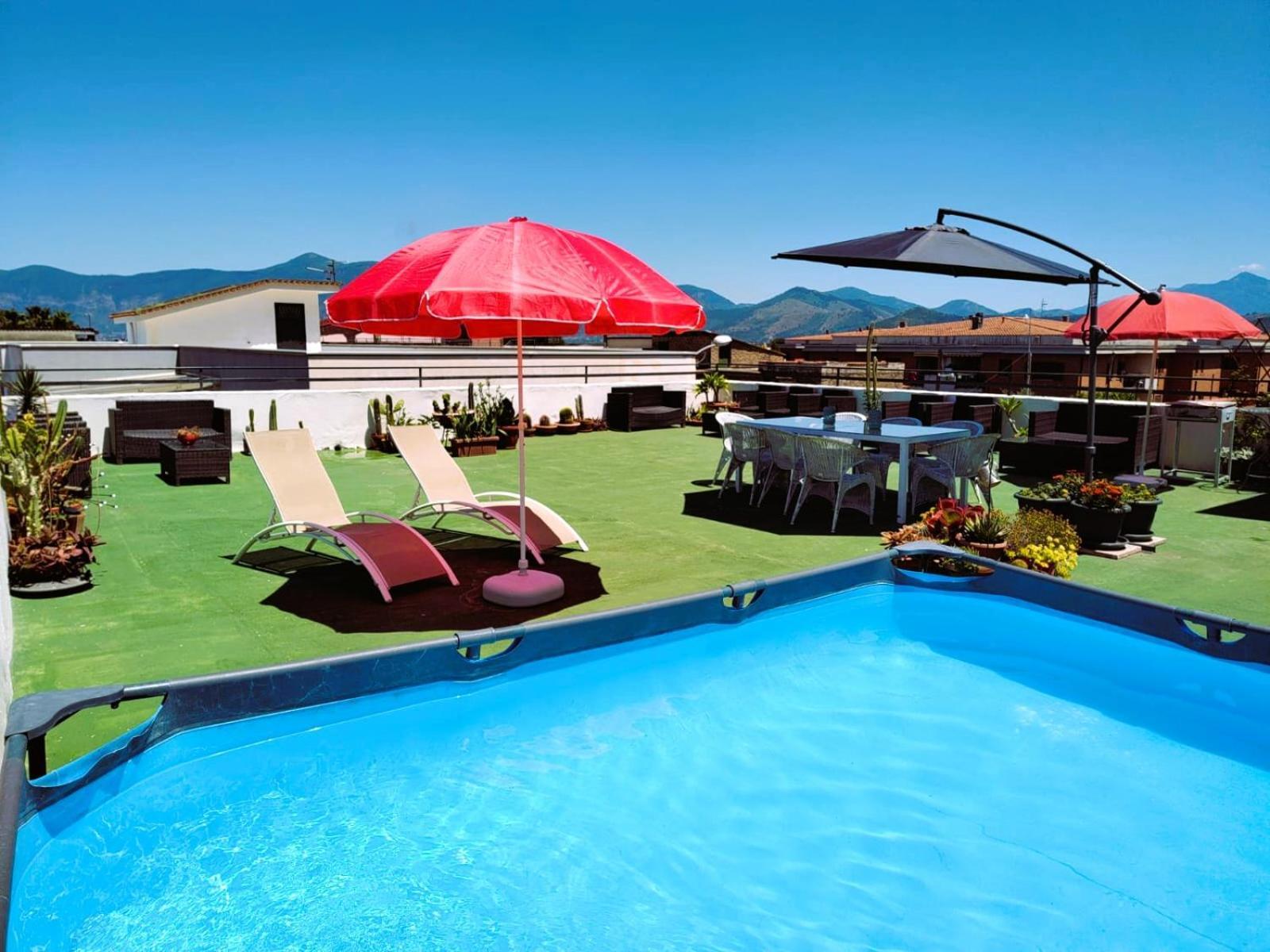 산테지디오델몬테알비노 Palazzo Di Donna Panoramic Terraces And Private Parking Strategic To Amalfi Coast, Pompei, Napoli 빌라 외부 사진