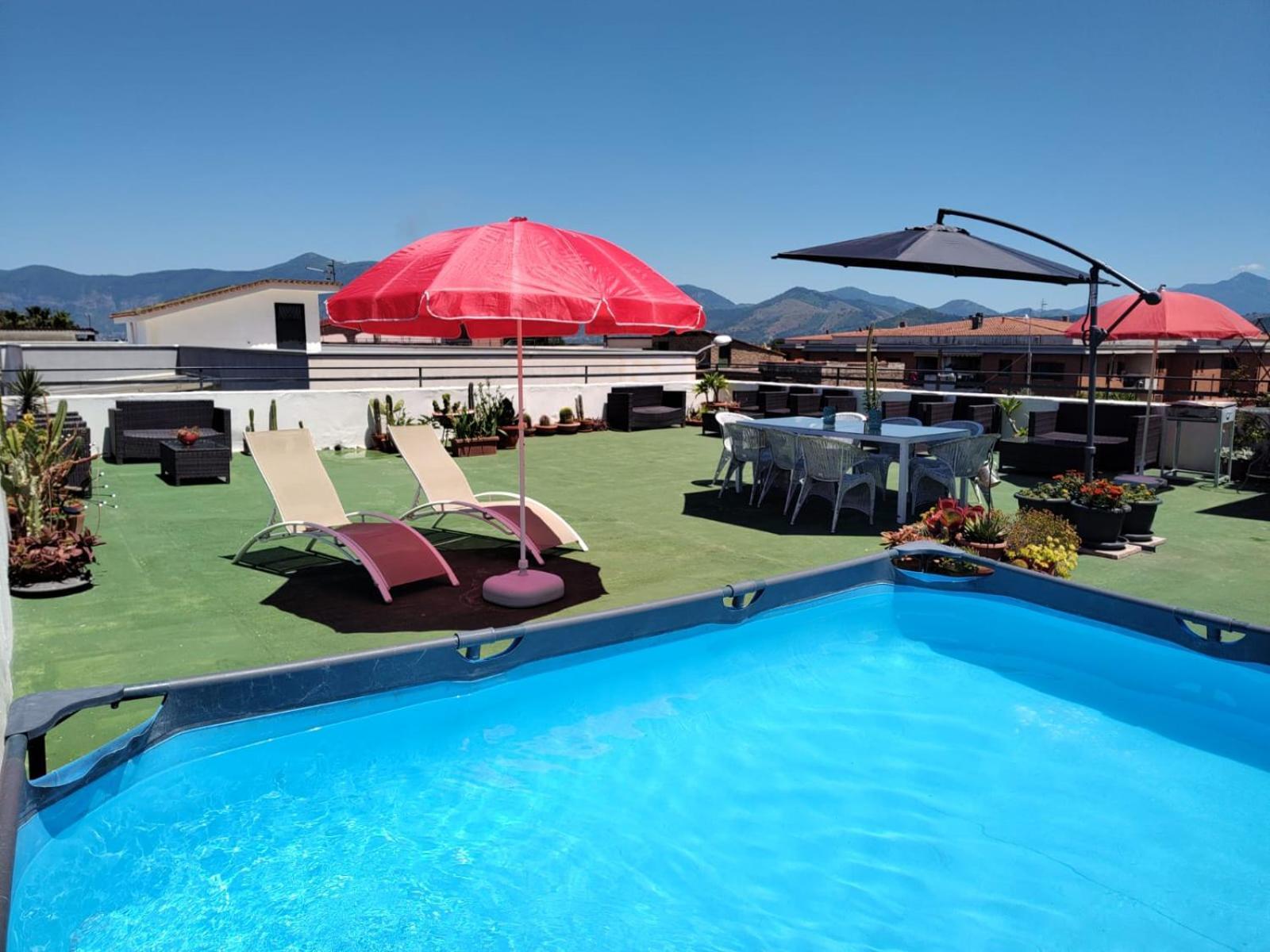 산테지디오델몬테알비노 Palazzo Di Donna Panoramic Terraces And Private Parking Strategic To Amalfi Coast, Pompei, Napoli 빌라 외부 사진