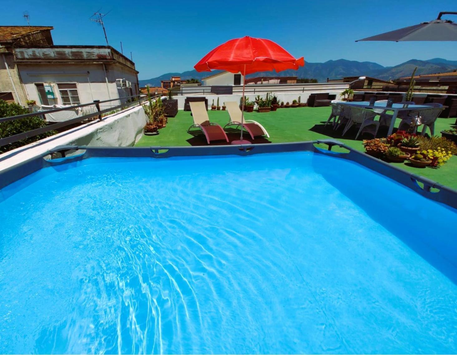 산테지디오델몬테알비노 Palazzo Di Donna Panoramic Terraces And Private Parking Strategic To Amalfi Coast, Pompei, Napoli 빌라 외부 사진